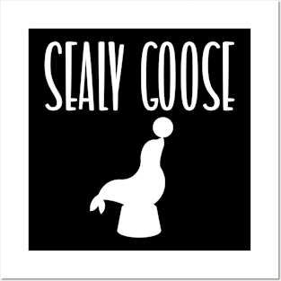 Sealy Goose | Seal Pun Posters and Art